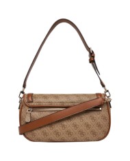 Borsetta Guess Donna Dea Con Tracolla 4G Logo Leather Latte Beige