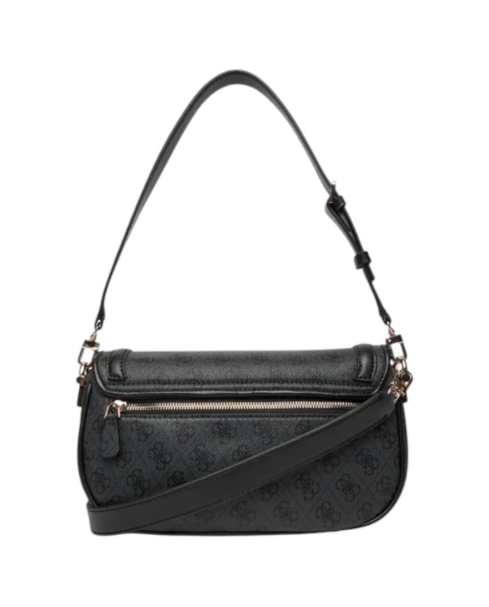 Borsetta Guess Donna Dea Con Tracolla 4G Logo Leather Coal