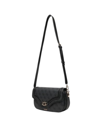 Borsetta Guess Donna Dea Con Tracolla 4G Logo Leather Coal