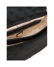 Borsetta Guess Donna Dea Con Tracolla 4G Logo Leather Coal