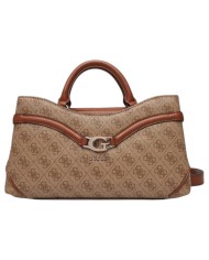 Borsetta Guess Donna Dea Con Tracolla 4G Logo Leather Latte