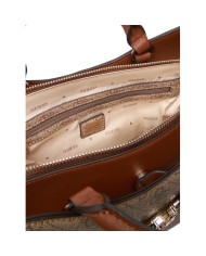Borsetta Guess Donna Dea Con Tracolla 4G Logo Leather Latte