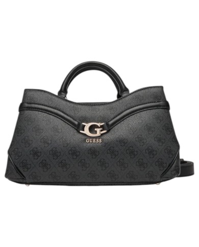 Borsetta Guess Donna Dea Con Tracolla 4G Logo Leather Coal