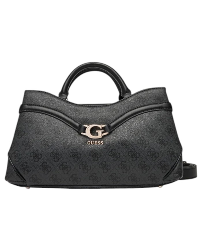 Borsetta Guess Donna Dea Con Tracolla 4G Logo Leather Coal