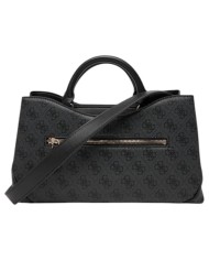 Borsetta Guess Donna Dea Con Tracolla 4G Logo Leather Coal