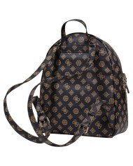 Zaino Guess Donna Manhattan II 4G Logo Peony Leather Mocha Brown