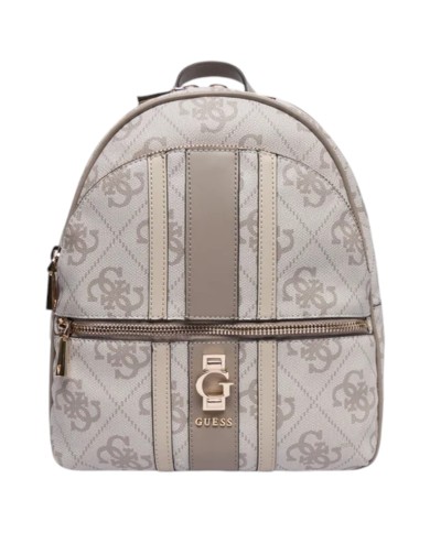 Zaino Guess Donna Erenia 4G Logo Leather Dark Taupe
