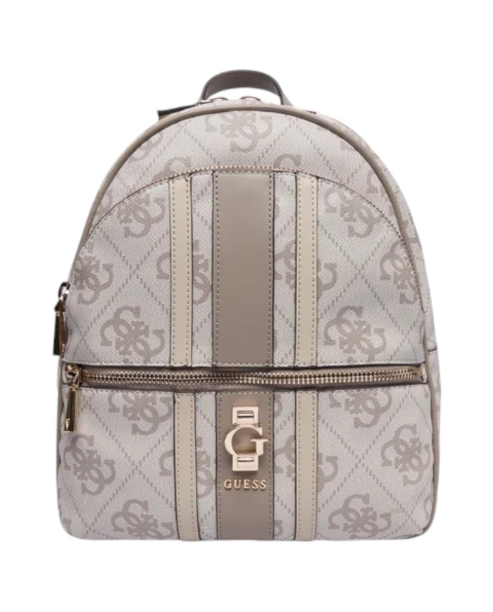 Zaino Guess Donna Erenia 4G Logo Leather Dark Taupe
