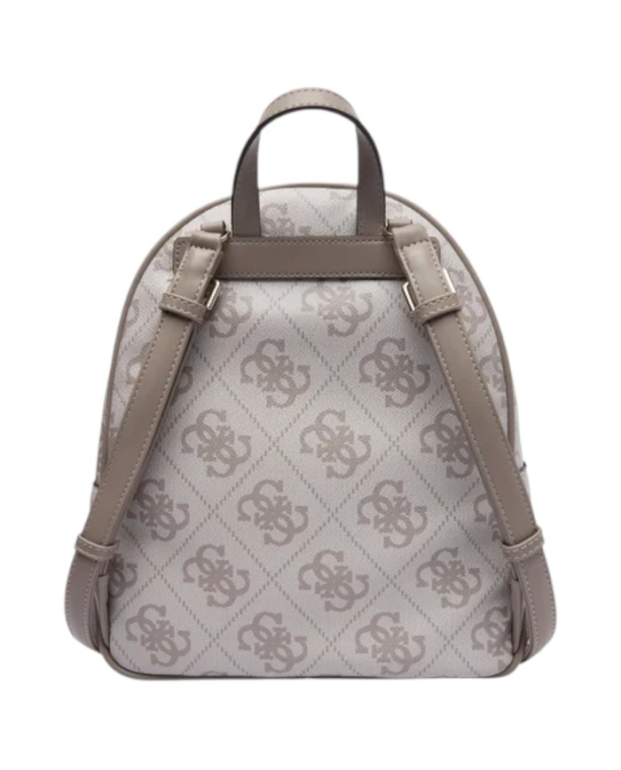 Zaino Guess Donna Erenia 4G Logo Leather Dark Taupe