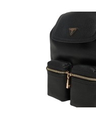 Zaino Guess Donna Manhattan II Double Pockets Leather Black