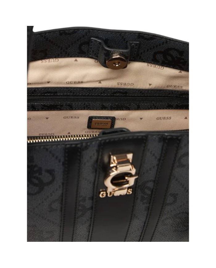 Shopper Guess Donna Erenia 4G Logo Leather Coal