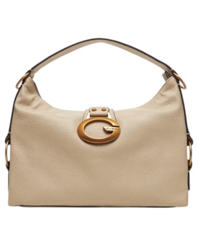 Borsa Guess Donna Camden Fibbia G Logo Leather Bone White