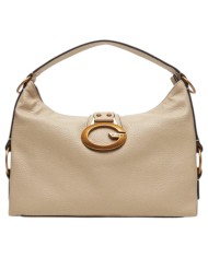 Borsa Guess Donna Camden Fibbia G Logo Leather Bone White