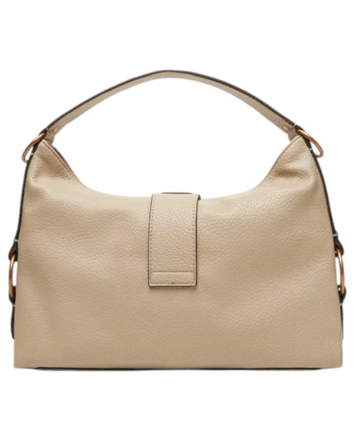 Borsa Guess Donna Camden Fibbia G Logo Leather Bone White