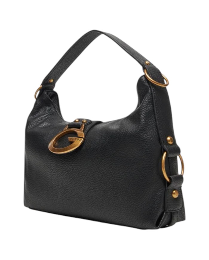 Borsa Guess Donna Camden Fibbia G Logo Leather Black