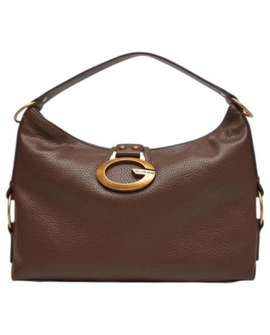 Borsa Guess Donna Camden Fibbia G Logo Leather Espresso Brown
