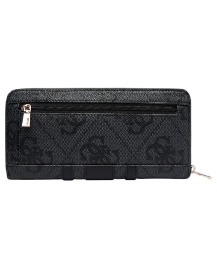 Portafoglio Guess Donna Erenia Slg Large Zip Around G Logo Coal Black