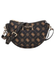 Borsetta Guess Donna Silia Con Tracolla 4G Logo Peony Leather Brown