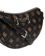 Borsetta Guess Donna Silia Con Tracolla 4G Logo Peony Leather Brown