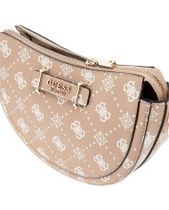 Borsetta Guess Donna Silia Con Tracolla 4G Logo Peony Leather Beige