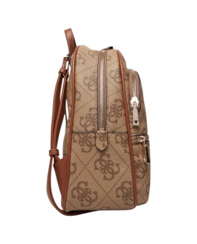 Zaino Guess Donna Erenia 4G Logo Leather Latte Beige