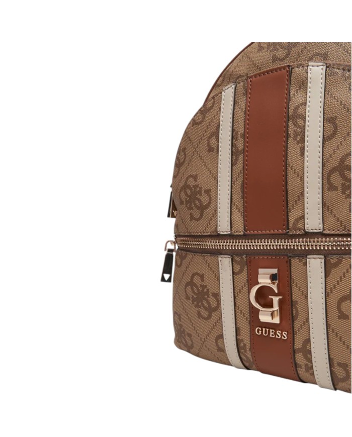 Zaino Guess Donna Erenia 4G Logo Leather Latte Beige