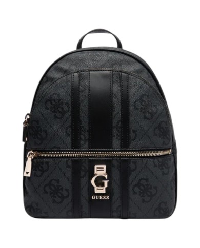 Zaino Guess Donna Erenia 4G Logo Leather Coal Black