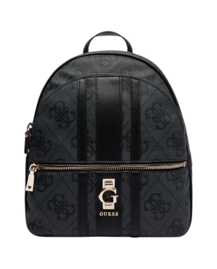 Zaino Guess Donna Erenia 4G Logo Leather Coal Black