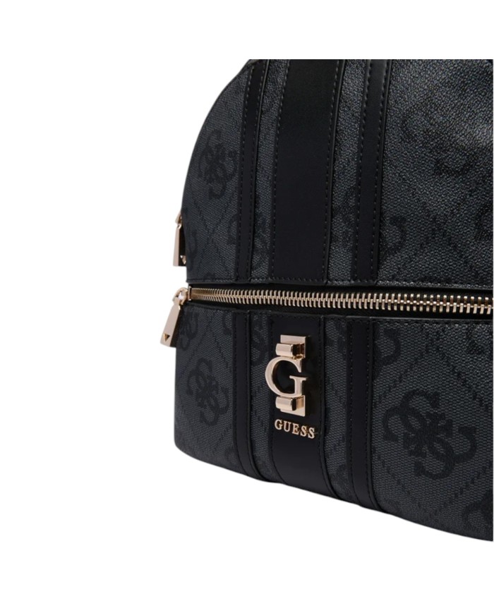 Zaino Guess Donna Erenia 4G Logo Leather Coal Black
