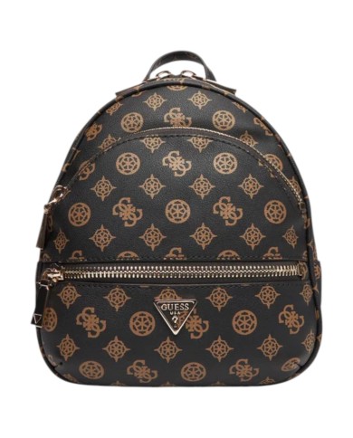 Zainetto Guess Donna Manhattan II 4G Logo Peony Leather Mocha Brown