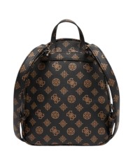 Zainetto Guess Donna Manhattan II 4G Logo Peony Leather Mocha Brown