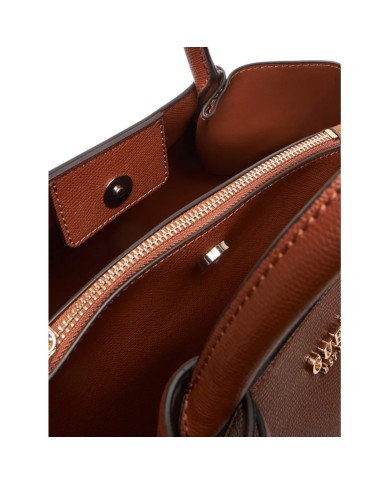 Borsa Guess Donna Amorette Con Tracolla Guess Logo Leather Cognac