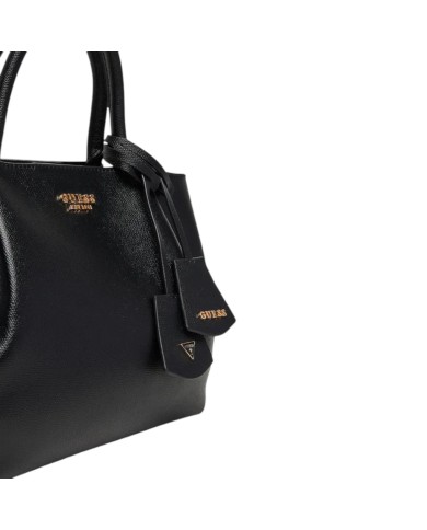 Borsa Guess Donna Amorette Con Tracolla Guess Logo Leather Black