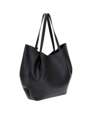 Shopper Guess Donna Amorette Guess Logo Leather Black