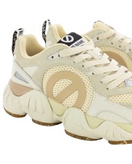 Sneaker Donna No Name Krazee Runner Mesh Suede Dove Beige