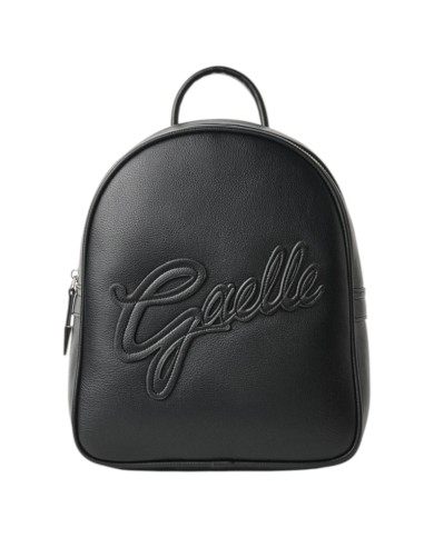 Zaino Gaelle Donna Regular Backpack Maxi Patch Bottalato Leather Nero