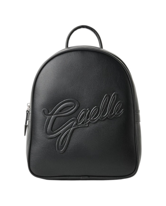 Zaino Gaelle Donna Regular Backpack Maxi Patch Bottalato Leather Nero