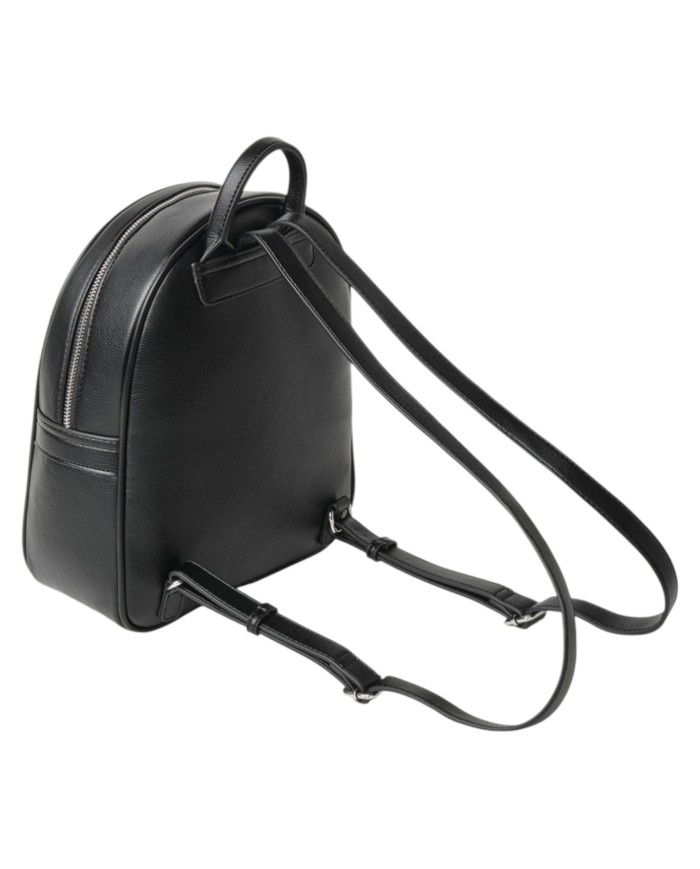 Zaino Gaelle Donna Regular Backpack Maxi Patch Bottalato Leather Nero