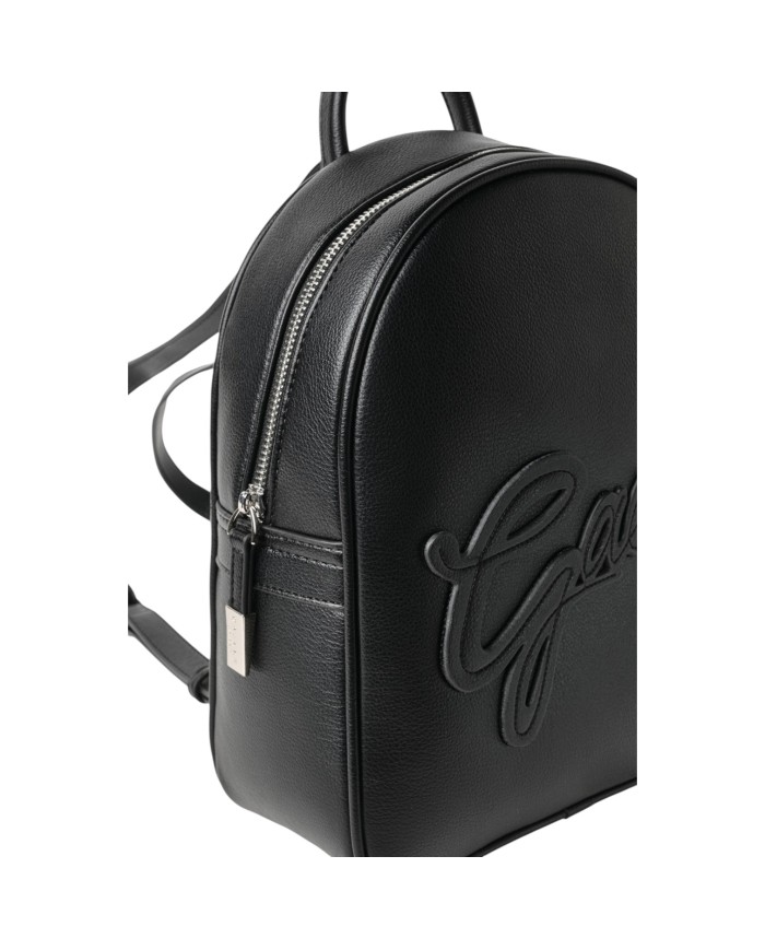 Zaino Gaelle Donna Regular Backpack Maxi Patch Bottalato Leather Nero