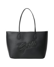 Shopper Gaelle Donna Maxi Shopper Maxi Patch College Bottalato Leather Nero