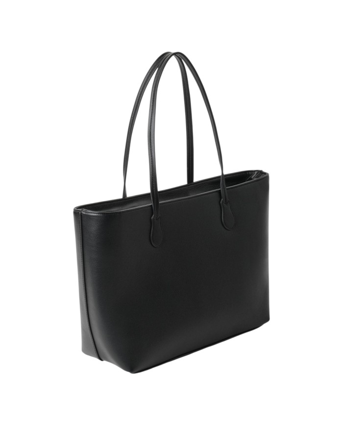 Shopper Gaelle Donna Maxi Shopper Maxi Patch College Bottalato Leather Nero