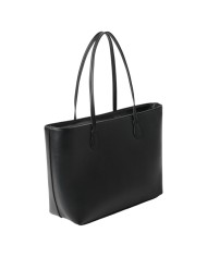 Shopper Gaelle Donna Maxi Shopper Maxi Patch College Bottalato Leather Nero