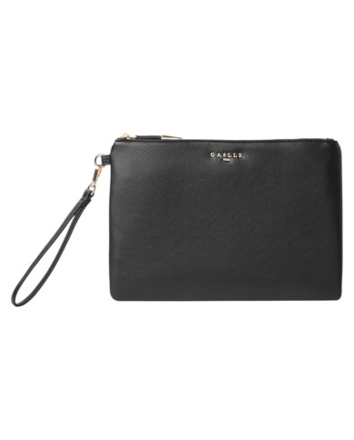 Pochette Gaelle Donna Regular Pochette Bottalato Leather Nero