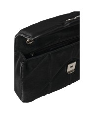 Borsa Gaelle Donna Regular Shoulder Strap Metal Logo Nero