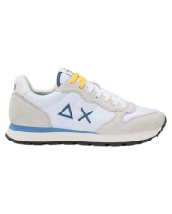 Sneakers Sun 68 Uomo Tom Solid Δ X Suede Nylon Bianco