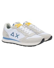 Sneakers Sun 68 Uomo Tom Solid Δ X Suede Nylon Bianco