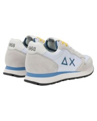 Sneakers Sun 68 Uomo Tom Solid Δ X Suede Nylon Bianco
