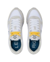 Sneakers Sun 68 Uomo Tom Solid Δ X Suede Nylon Bianco