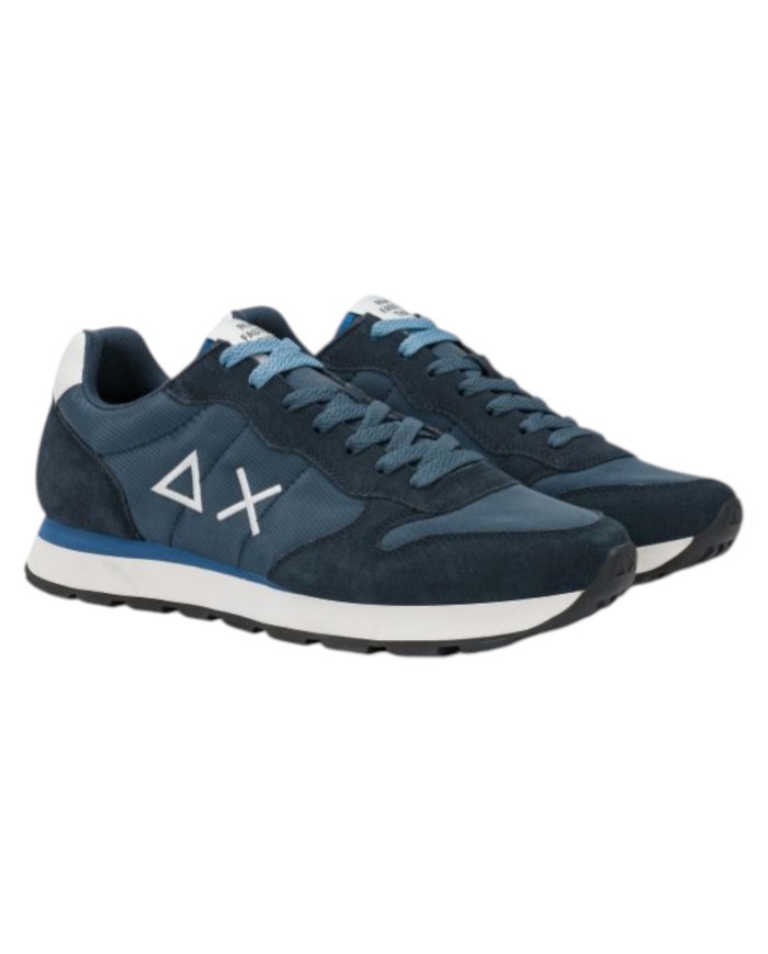 Sneakers Sun 68 Uomo Tom Solid Δ X Suede Nylon Navy Blue