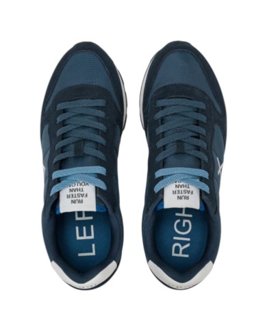 Sneakers Sun 68 Uomo Tom Solid Δ X Suede Nylon Navy Blue
